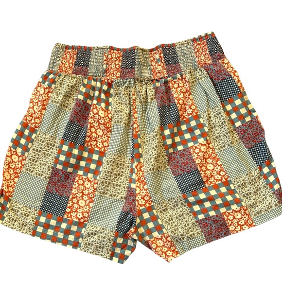 Lucy & Yak Patchwork Pull-On Shorts Size 2X - Picture 6 of 7